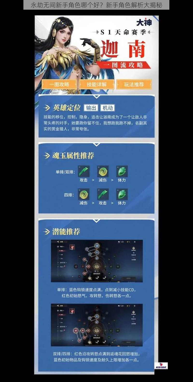 永劫无间新手角色哪个好?新手角色解析大揭秘