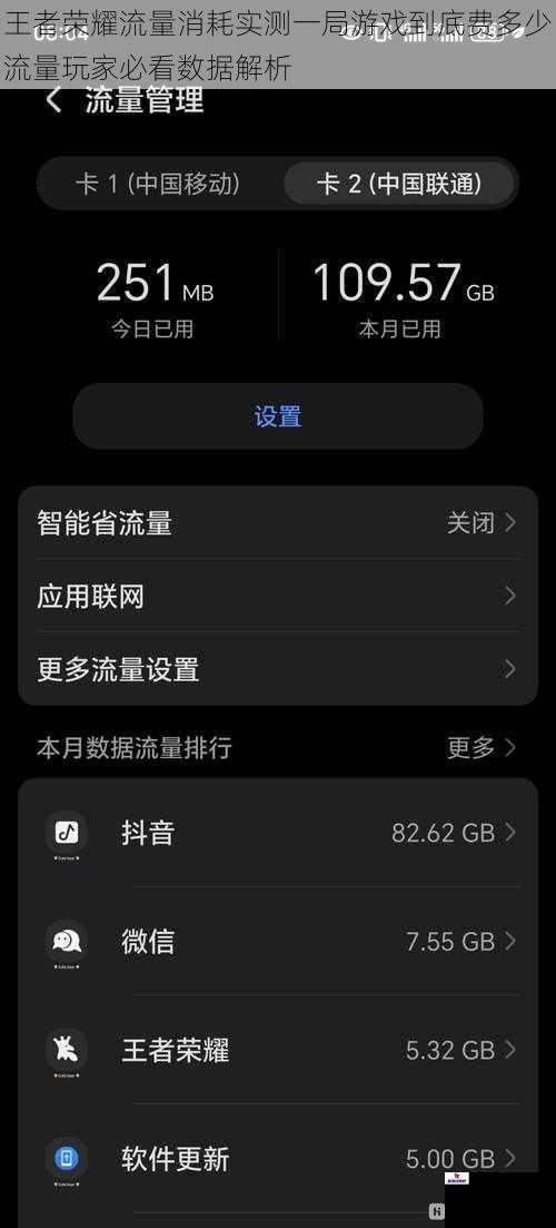 王者荣耀流量消耗实测一局游戏到底费多少流量玩家必看数据解析