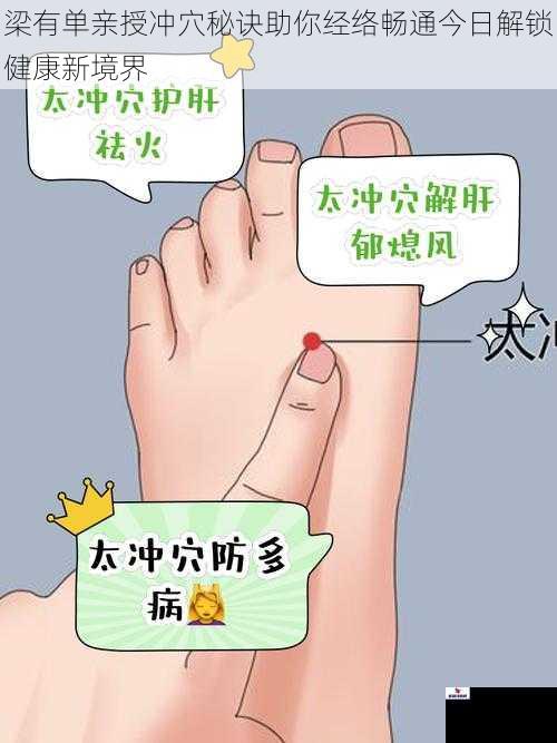 梁有单亲授冲穴秘诀助你经络畅通今日解锁健康新境界