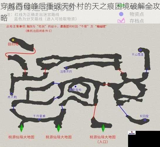 穿越西母峰后重返天外村的天之痕困境破解全攻略