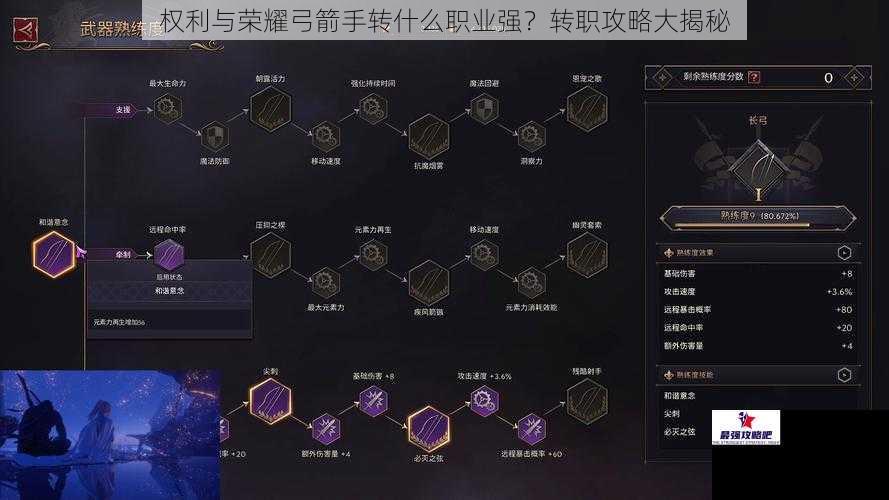 权利与荣耀弓箭手转什么职业强？转职攻略大揭秘