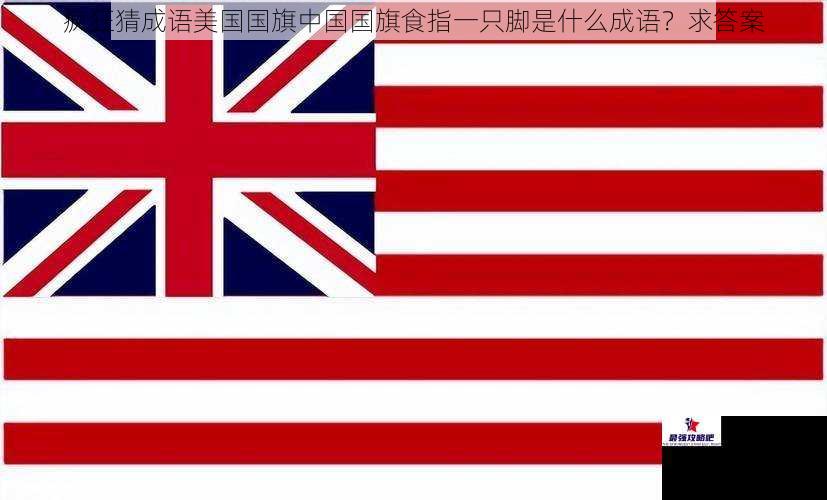 疯狂猜成语美国国旗中国国旗食指一只脚是什么成语？求答案