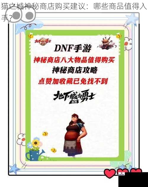 猫之城神秘商店购买建议：哪些商品值得入手？