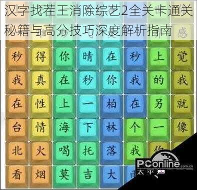 汉字找茬王消除综艺2全关卡通关秘籍与高分技巧深度解析指南