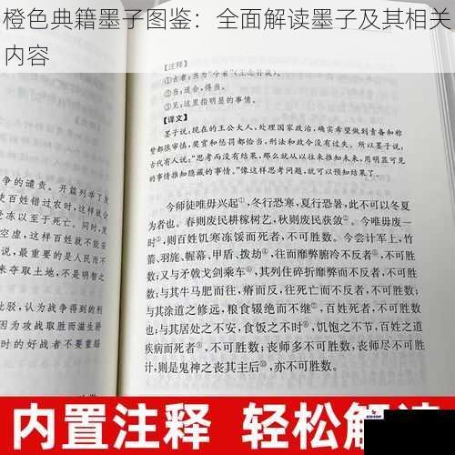 橙色典籍墨子图鉴：全面解读墨子及其相关内容