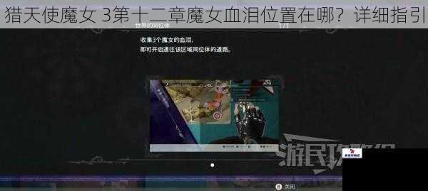 猎天使魔女 3第十二章魔女血泪位置在哪？详细指引